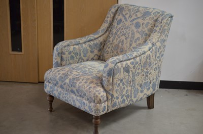 Lot 99 - A good modern upholstered armchair