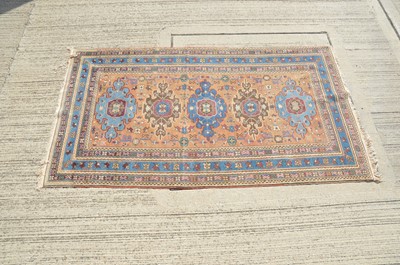 Lot 140 - A Middle Eastern Soumak style wool rug