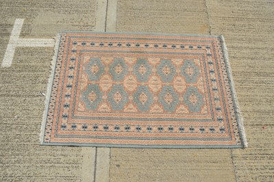 Lot 158 - A Middle Eastern oushak wool rug