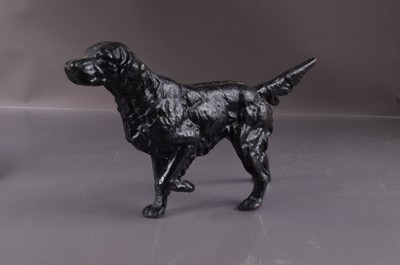 Lot 192 - A cast iron dog door stop probably by Hubley USA