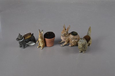 Lot 197 - A collection of pen wipes in the form of animals