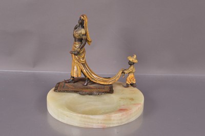 Lot 222 - Vienna cold painted bronze