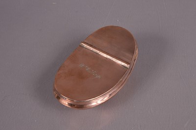 Lot 239 - Copper miner's snuff box