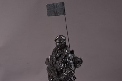 Lot 313 - A Ballantynes of Walkerburn "Royal Marine Commando" resin sculpture