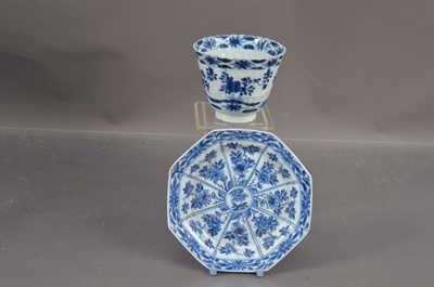 Lot 352 - A Chinese blue and white  Ko-Sometsuke porcelain cup