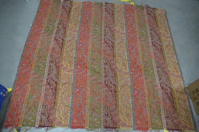 Lot 358 - An early 20th Century antique Kashmiri-style kani shawl