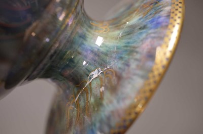 Lot 395 - A Wedgwood 'Fairyland Lustre' 'Celestial Dragon' pedestal bowl
