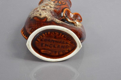 Lot 400 - A Foster's Studio Pottery Cornwall 'Guggle' or 'Glug' Jug