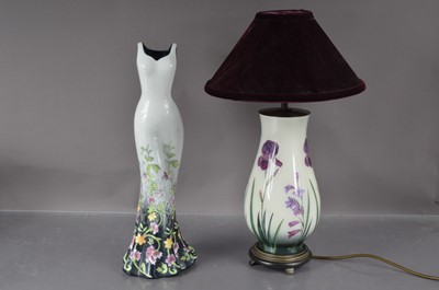 Lot 421 - A modern 'Benaya By Innovation' dress-shaped vase