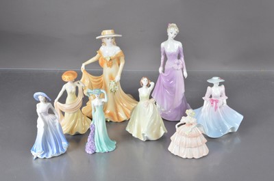 Lot 436 - Coalport Collection figures