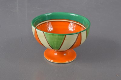 Lot 442 - A Clarice Cliff Newport Pottery Original Bizarre geometric bowl