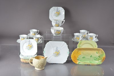 Lot 452 - A Shelley part teaset in 'Buttercup' pattern