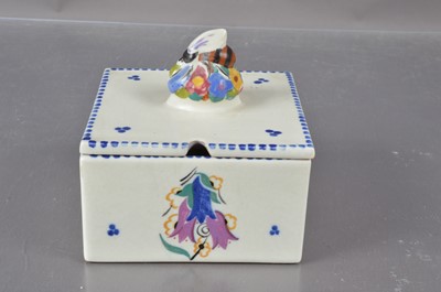 Lot 456 - An early Poole pottery '941' shape honey comb box