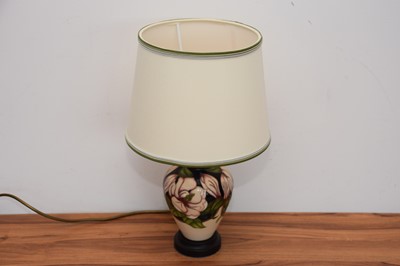 Lot 479 - A modern Moorcroft Pottery "Talents" lamp base