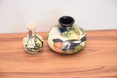 Lot 486 - Two small modern Moorcroft Pottery vases