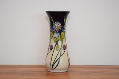 Lot 487 - A modern Moorcroft Pottery Design Trial vase