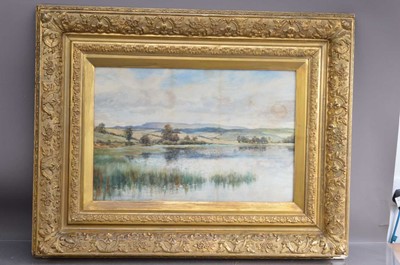 Lot 551 - Norman Macleod MacDougall (Scottish 1852-1939) "Bardowie Loch"