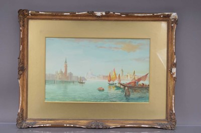 Lot 555 - John Shapland (British 1865-1929), "Venice"