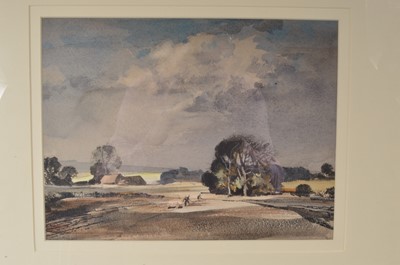 Lot 570 - Rowland Hilder OBE (1905–1993) "Isle of Grain Near All Hallows"