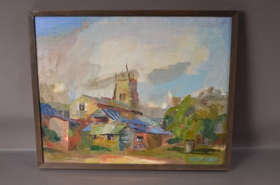 Lot 573 - Basil Nubel (1923-1981) "Study of a Church"