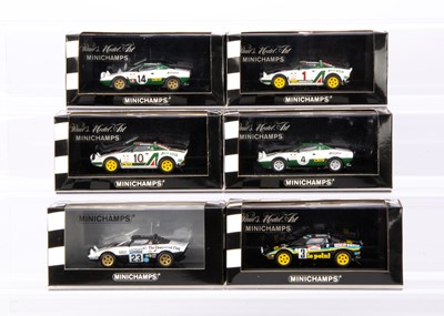 Lot 4 - Minichamps 1:43 Scale Lancia Stratos Models