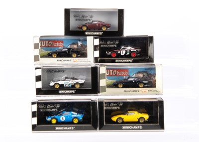 Lot 5 - Minichamps 1:43 Scale Lancia Stratos Models