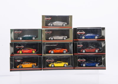 Lot 54 - Minichamps 1:43 Scale McLaren Road Cars