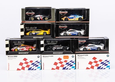 Lot 55 - Minichamps 1:43 Scale McLaren F1 GTR Models