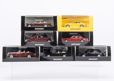 Lot 57 - Minichamps 1:43 Scale Ltd Edition Rolls-Royce & Bentley Models