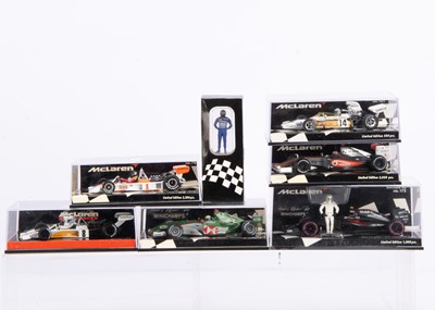 Lot 86 - Minichamps 1:43 Scale Formula 1 Models