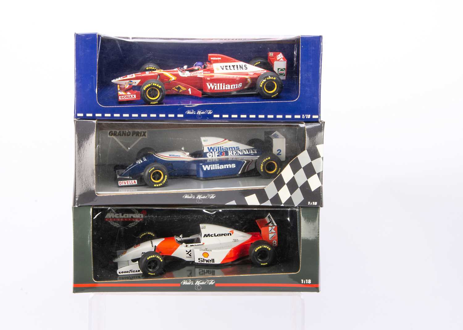 Lot 129 - Paul's Model Art 1:18 Scale Formula 1 Racing Car Models