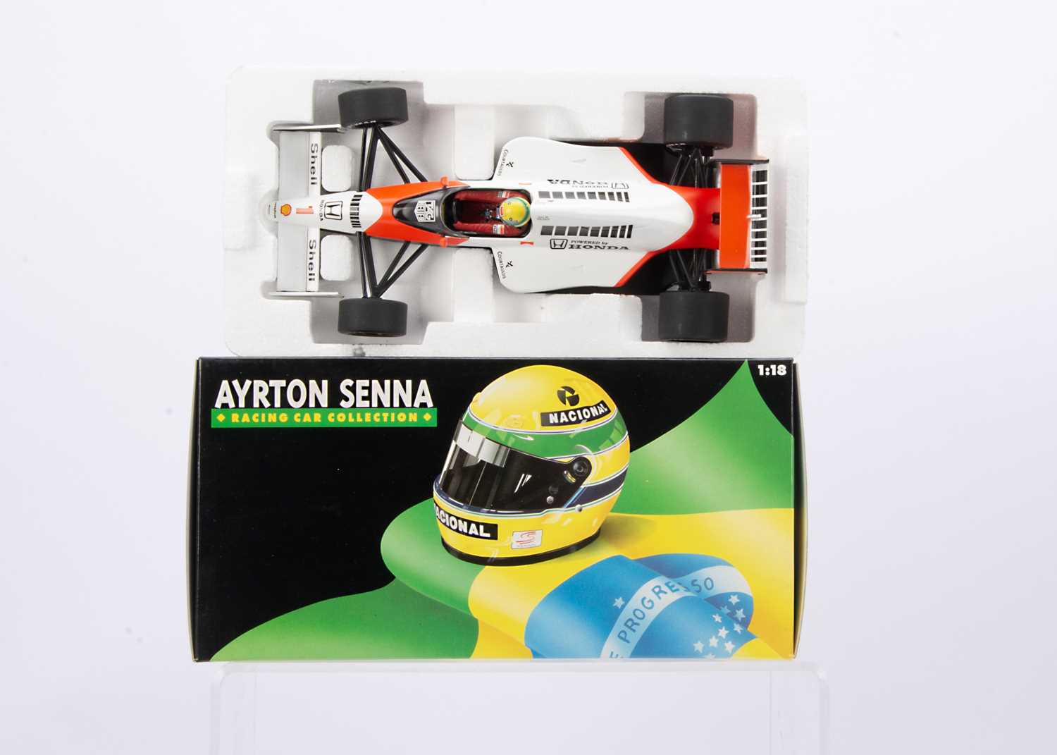 Lot 131 - Ayrton Senna Racing Car Collection 1:18