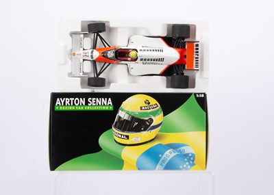 Lot 131 - Ayrton Senna Racing Car Collection 1:18 Scale McLaren MP 4/5 1989 World Champion