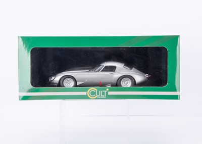 Lot 148 - Cult Models 1:18 Scale Jaguar E-Type Low Drag (Silver)