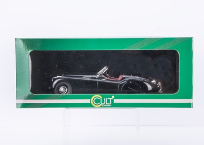 Lot 149 - Cult Models 1:18 Scale Jaguar XK120 OTS Roadster (Black)