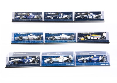 Lot 157 - Minichamps 1:43 Scale Williams F1 Models