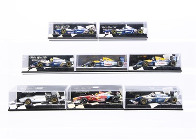 Lot 158 - Minichamps 1:43 Scale Williams F1 Models