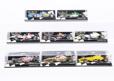 Lot 161 - Minichamps 1:43 Scale F1 Models