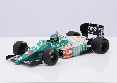 Lot 202 - A Minichamps 1:18 Scale Benetton BMW B186 G.Berger 1986