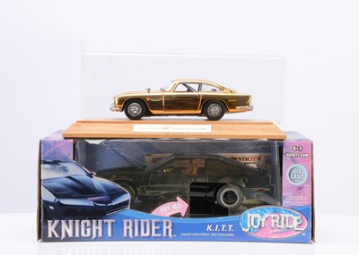 Lot 205 - Joyride 1:18 Scale David Hasselhoff Signed Knight Rider KITT Pontiac Trans-Am