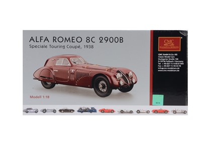 Lot 209 - A CMC 1:18 Scale Alfa Romeo 8C 2900B Speciale Touring Coupe 1938
