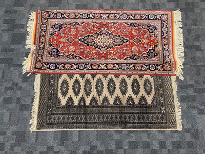 Lot 378 - Two Middle Eastern woollen carpets