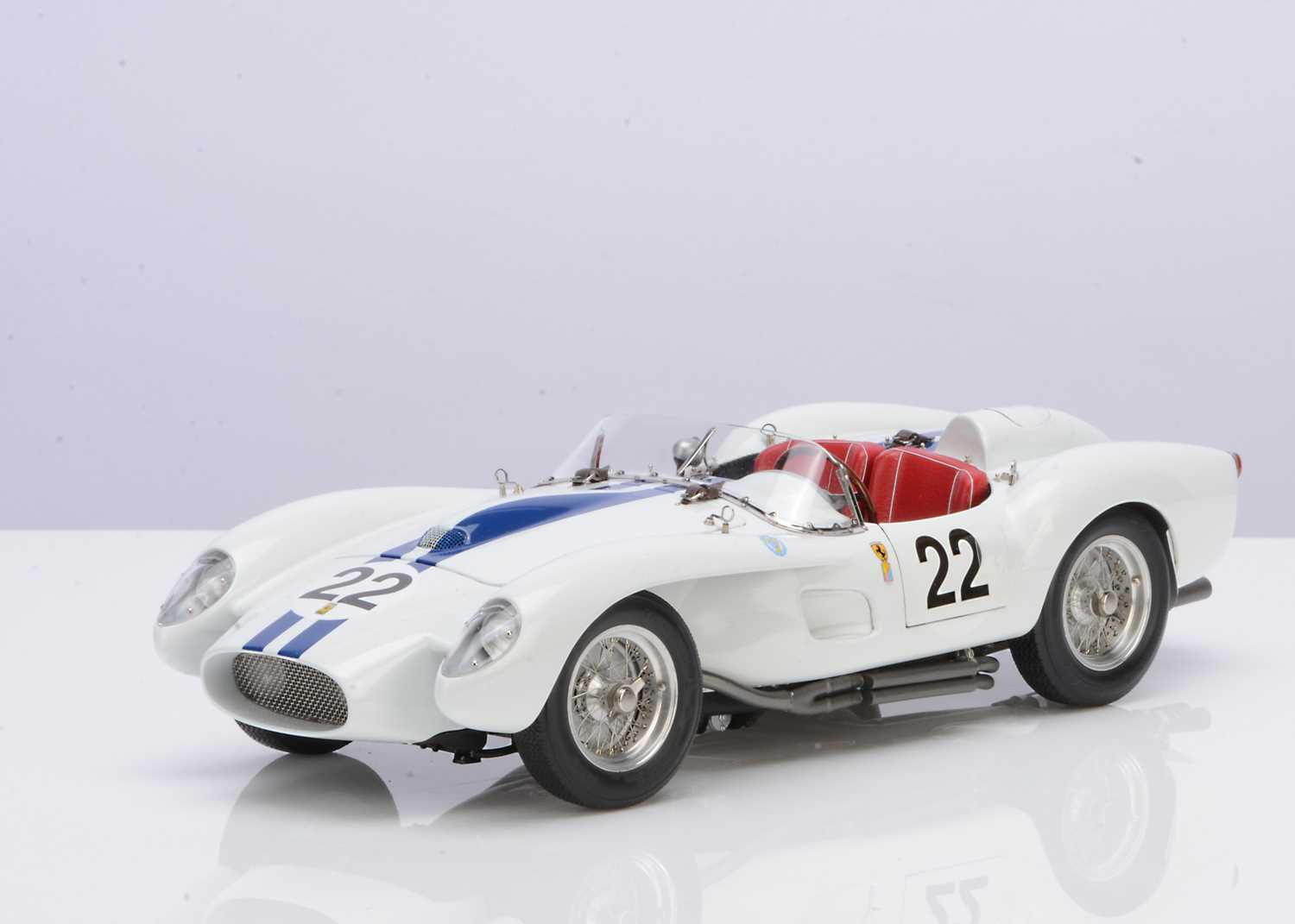 CMC 1/18 Ferrari 250 Testa Rossa 1958 – Pontoon Fender – Châssis N°732 – Occasion