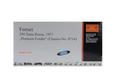 Lot 237 - A CMC 1:18 Scale Ferrari 250 Testa Rossa 1957 "Pontoon Fender" (Chassis No.0714)