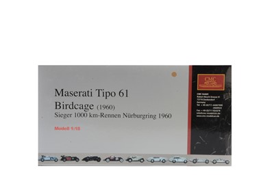 Lot 238 - A CMC 1:18 Scale Maserati Tipo 61 Birdcage (1960)