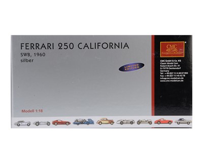 Lot 249 - A CMC 1:18 Scale Ferrari 250 California SWB 1960 Silver