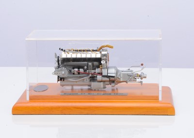 Lot 277 - A CMC 1:18 Scale Bugatti 57 SC 1938 Engine