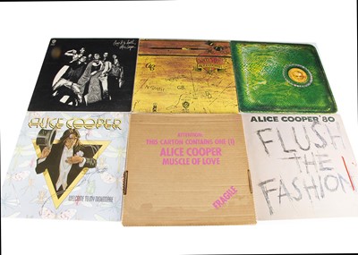 Lot 187 - Alice Cooper LPs