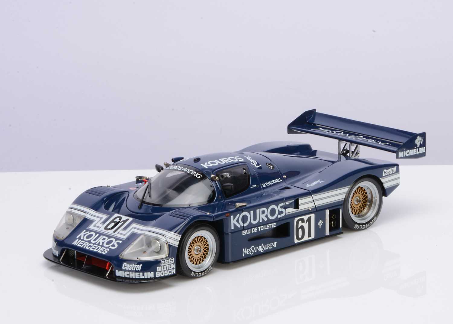 Lot 294 - A Exoto Racing Legends 1:18 Scale Sauber-Mercedes C9 1987 Spa Francorchamps 1000km (Thackwell/Kouros)