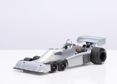 Lot 302 - A Exoto Grand Prix Classics 1:18 Scale Tyrrel Ford P34 1976 Works Prototype Satin Aluminium Finish